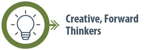 Creative, Forward Thinkers Icon